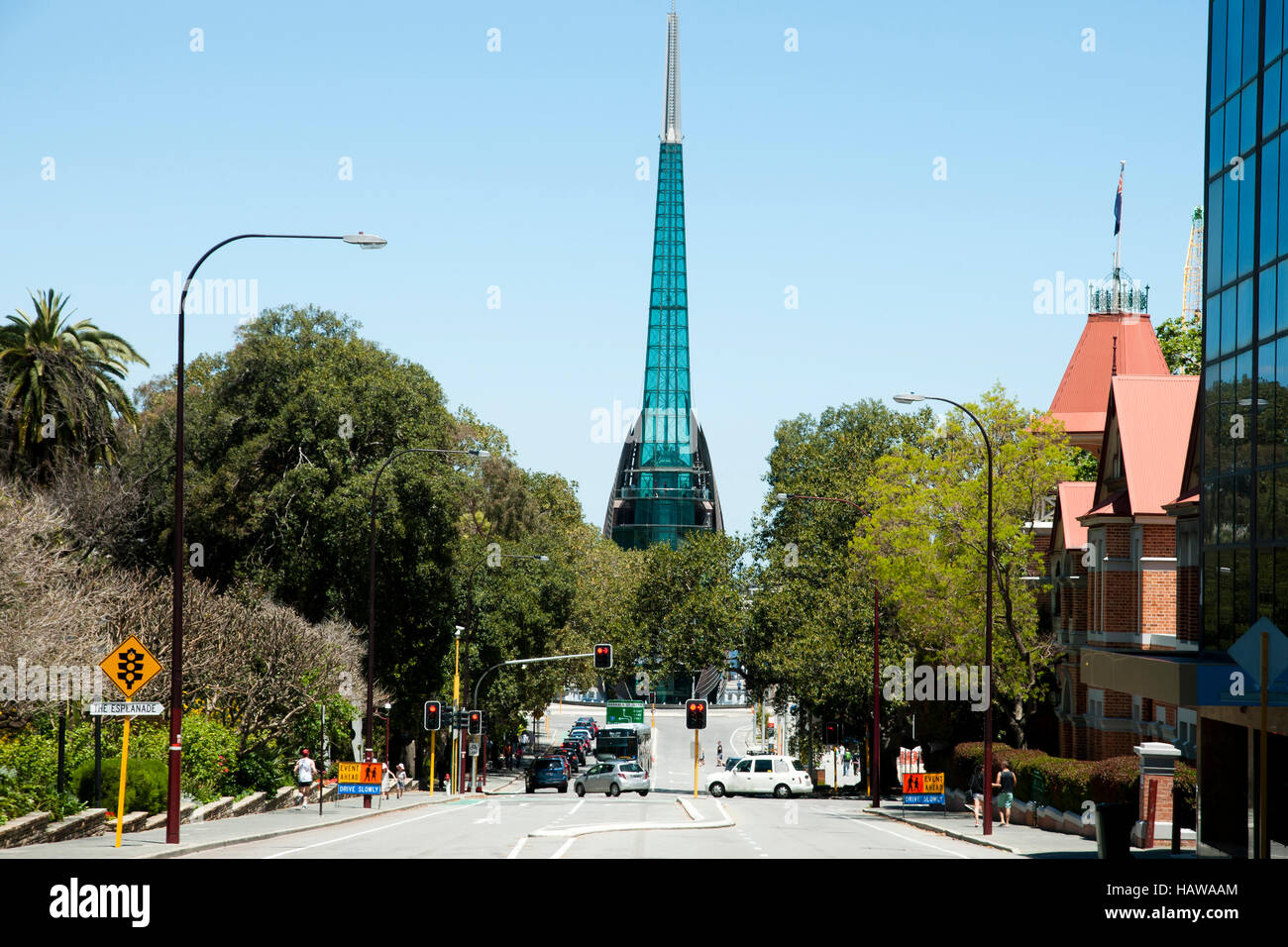 Barrack Street - Perth - Australie Banque D'Images