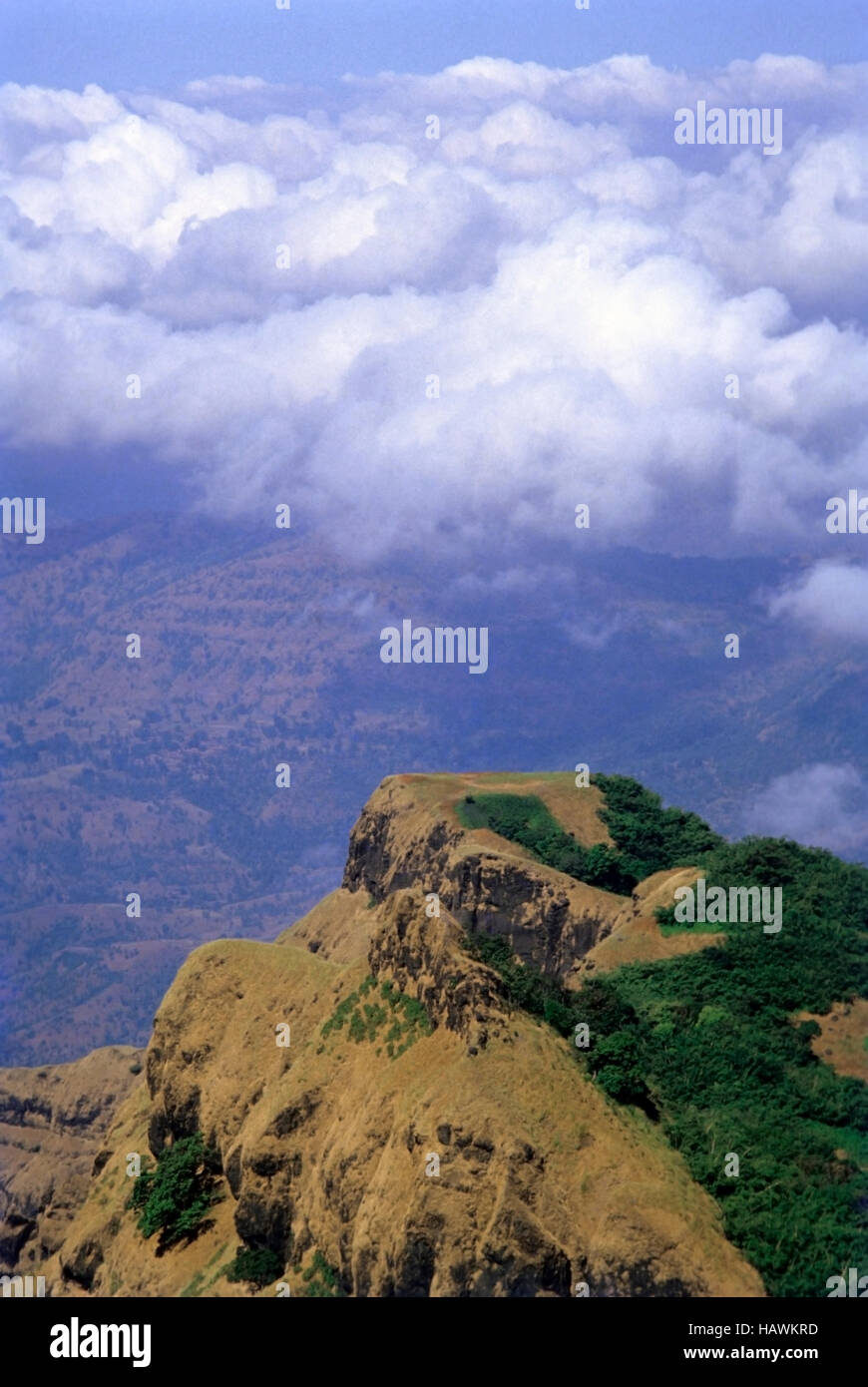 Arthur Seat, point de mahabaleshwar, Maharashtra, Inde. Banque D'Images