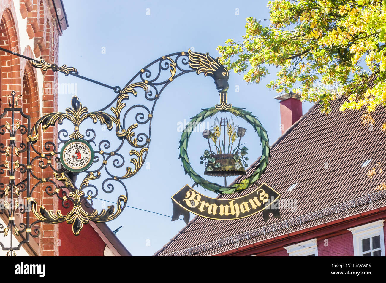 Restaurant, brasserie d'alpirsbach Banque D'Images