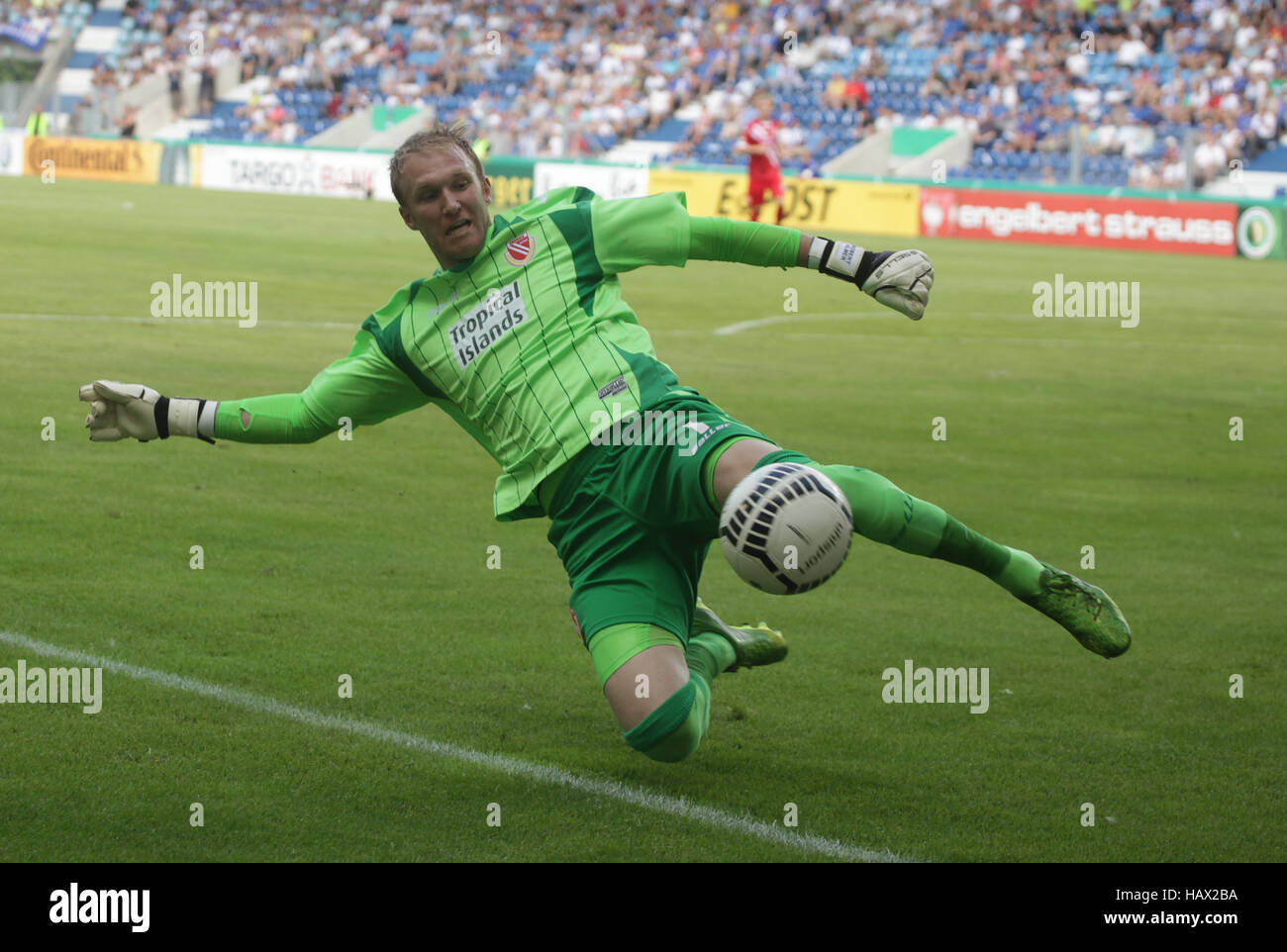 Gardien de but Robert Almer (FC Energie Cottbus) Banque D'Images