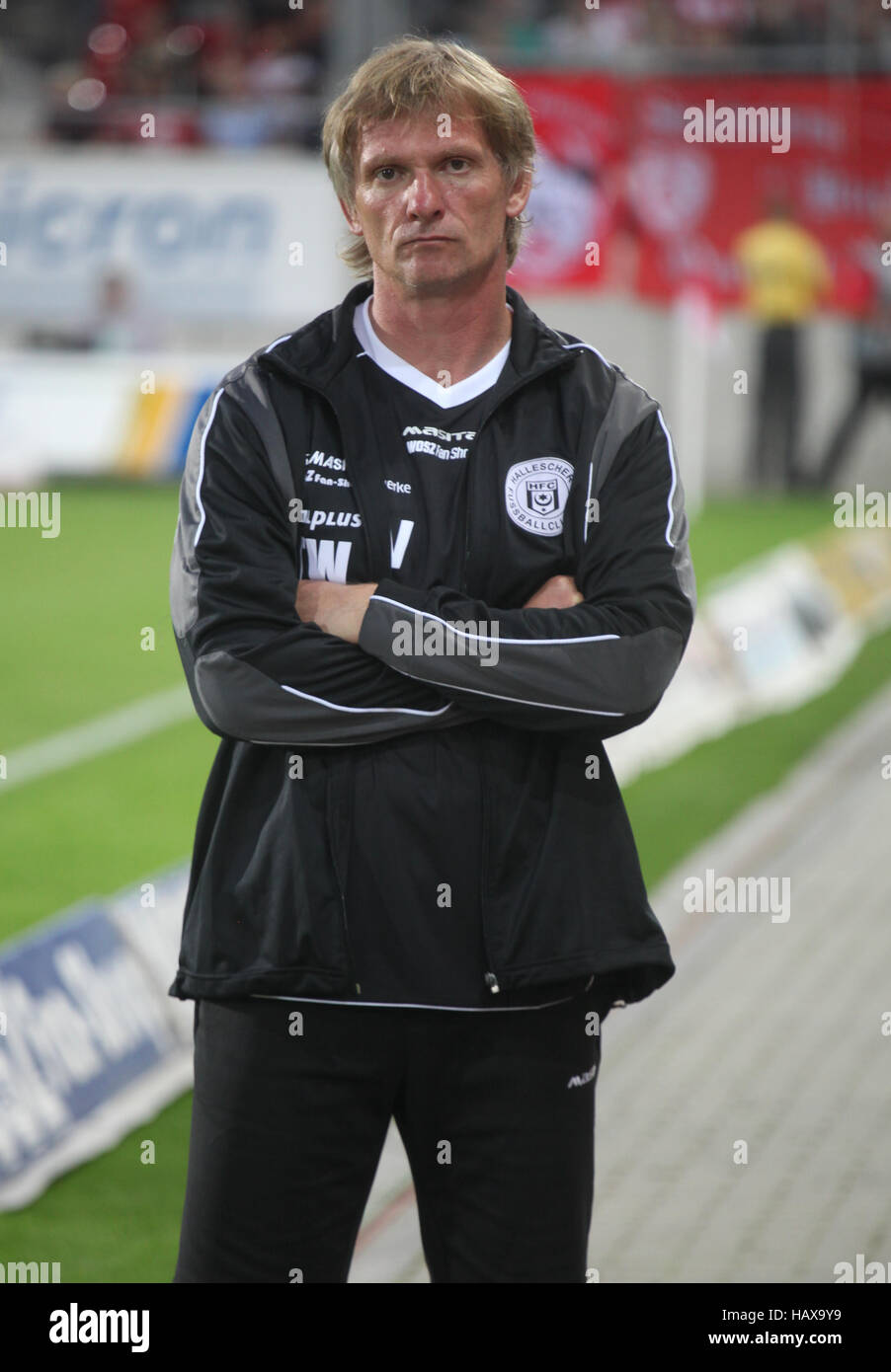 Jens Adler (cathédrale Hallescher FC) Banque D'Images