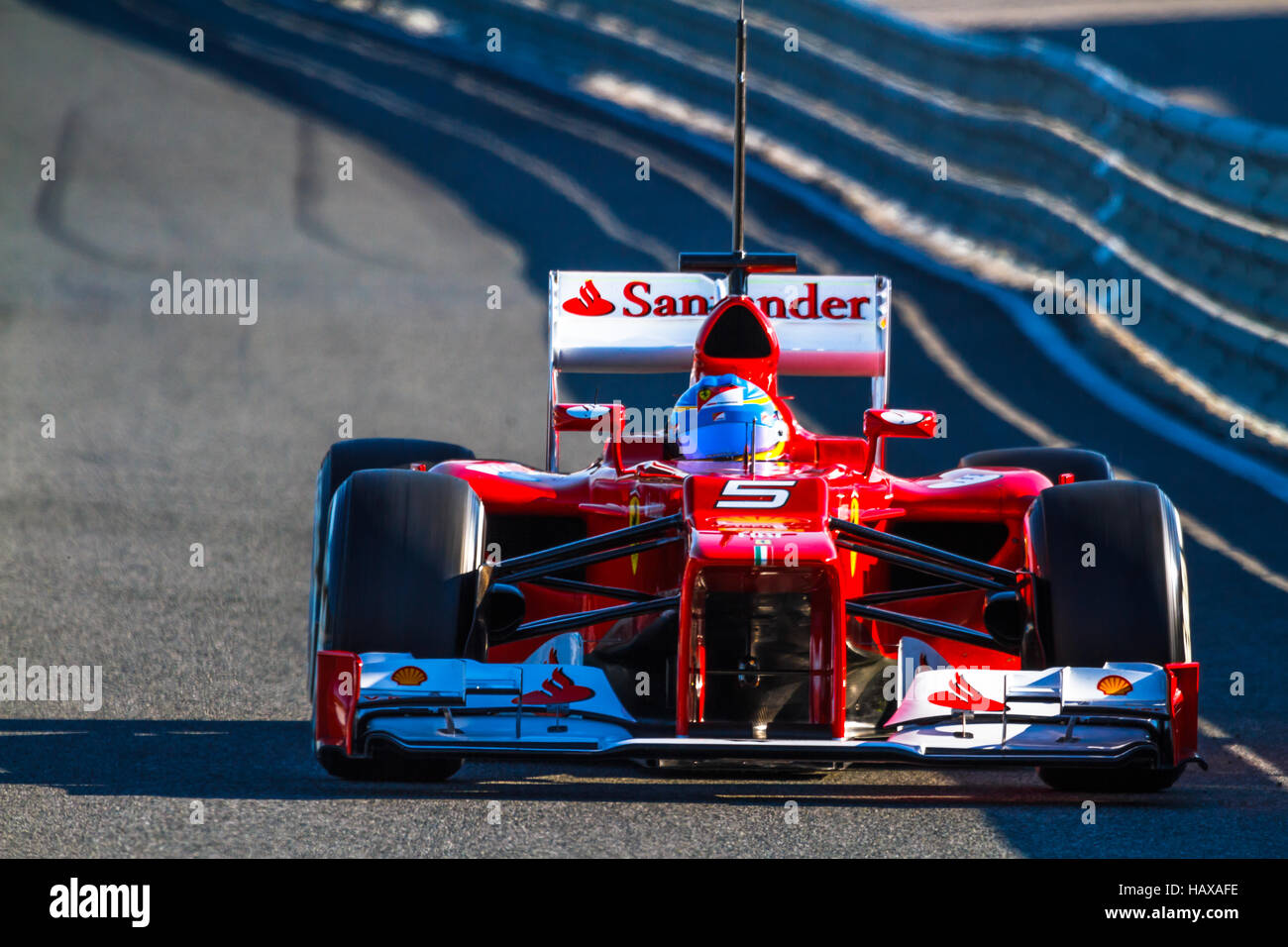 La Scuderia Ferrari F1, Fernando Alonso, 2012 Banque D'Images