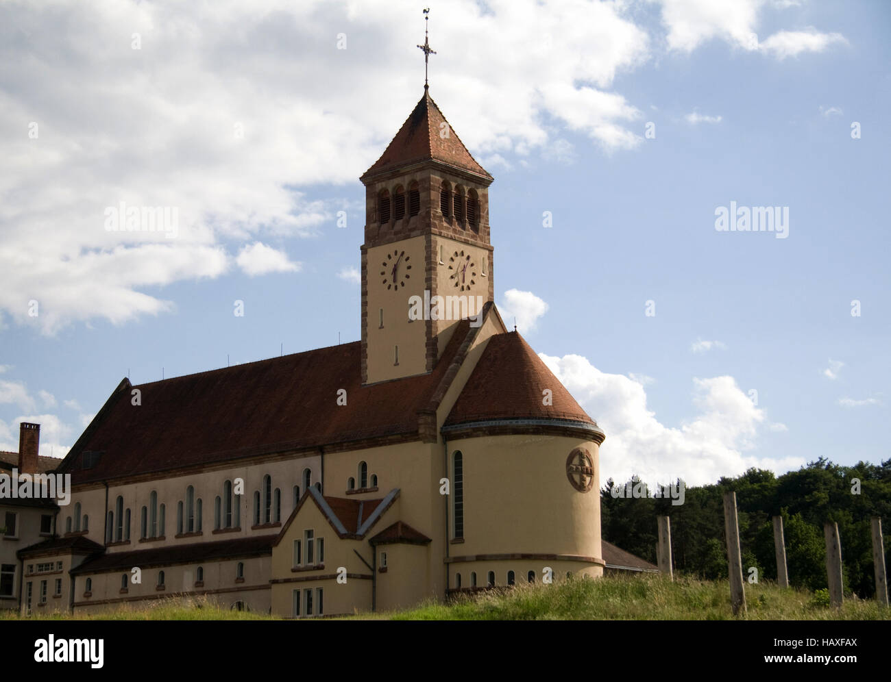 Collège St Augustin, Lorraine, France Banque D'Images