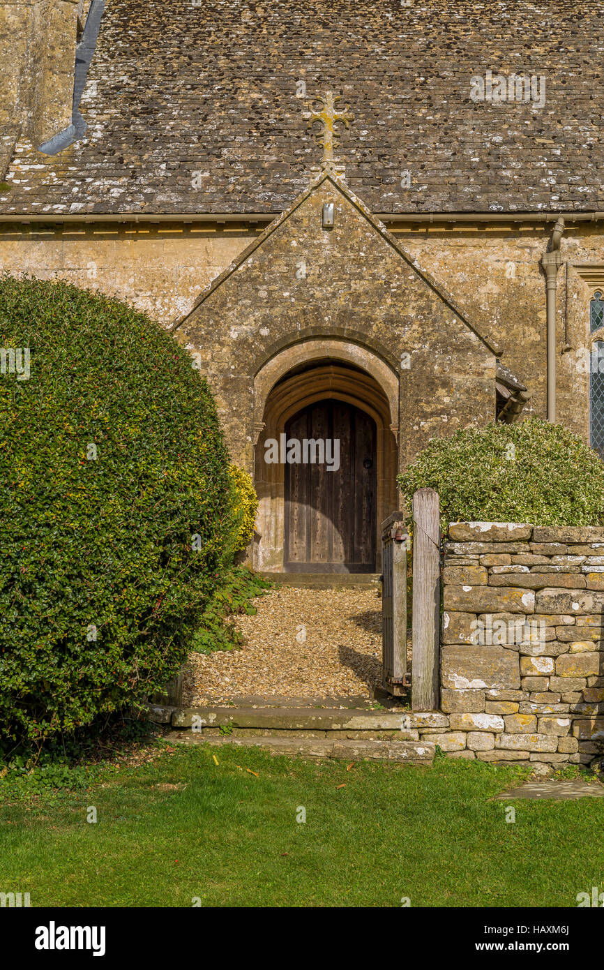 Eglise St Georges, Hampnet Banque D'Images