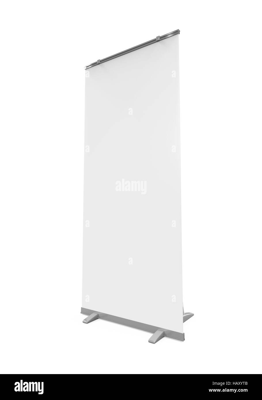 Rouleau vide Up Display Banner Banque D'Images