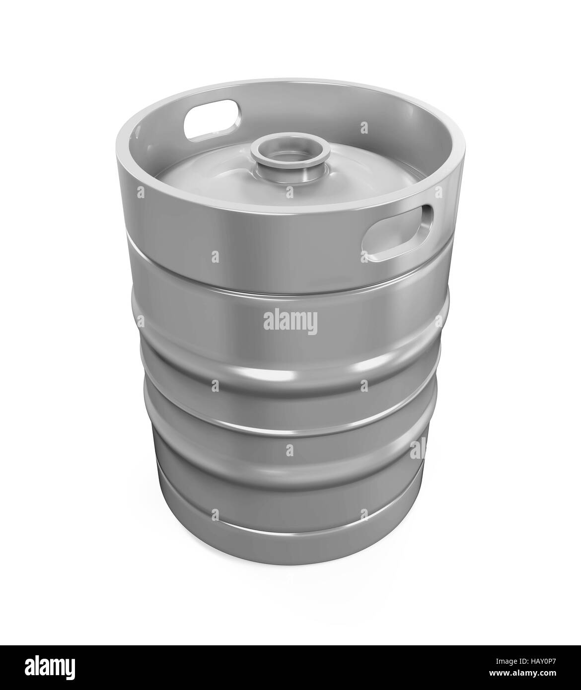 Fût de bière métallique Banque D'Images