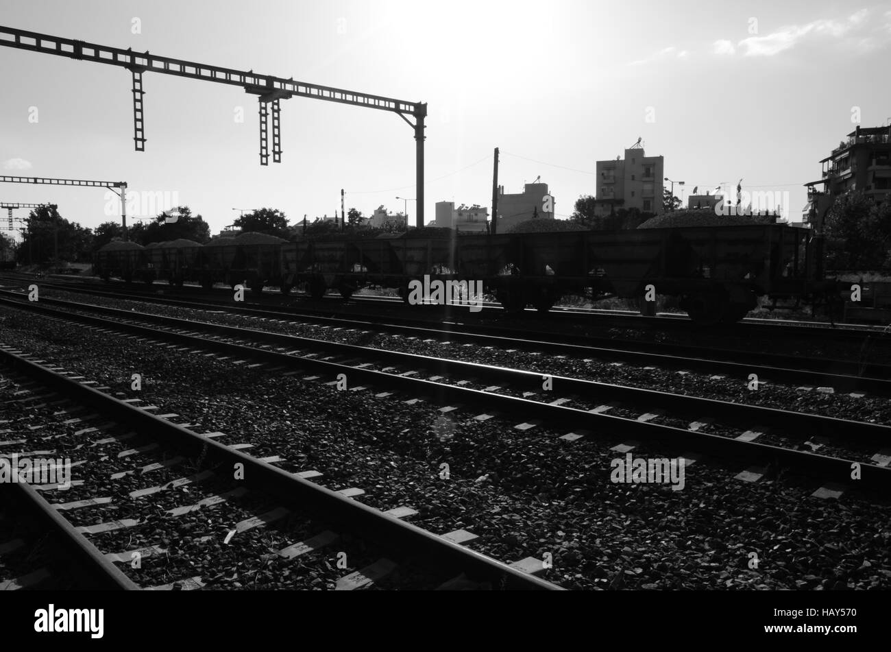 Exploration urbaine dans un réservoir de carburant Banque D'Images