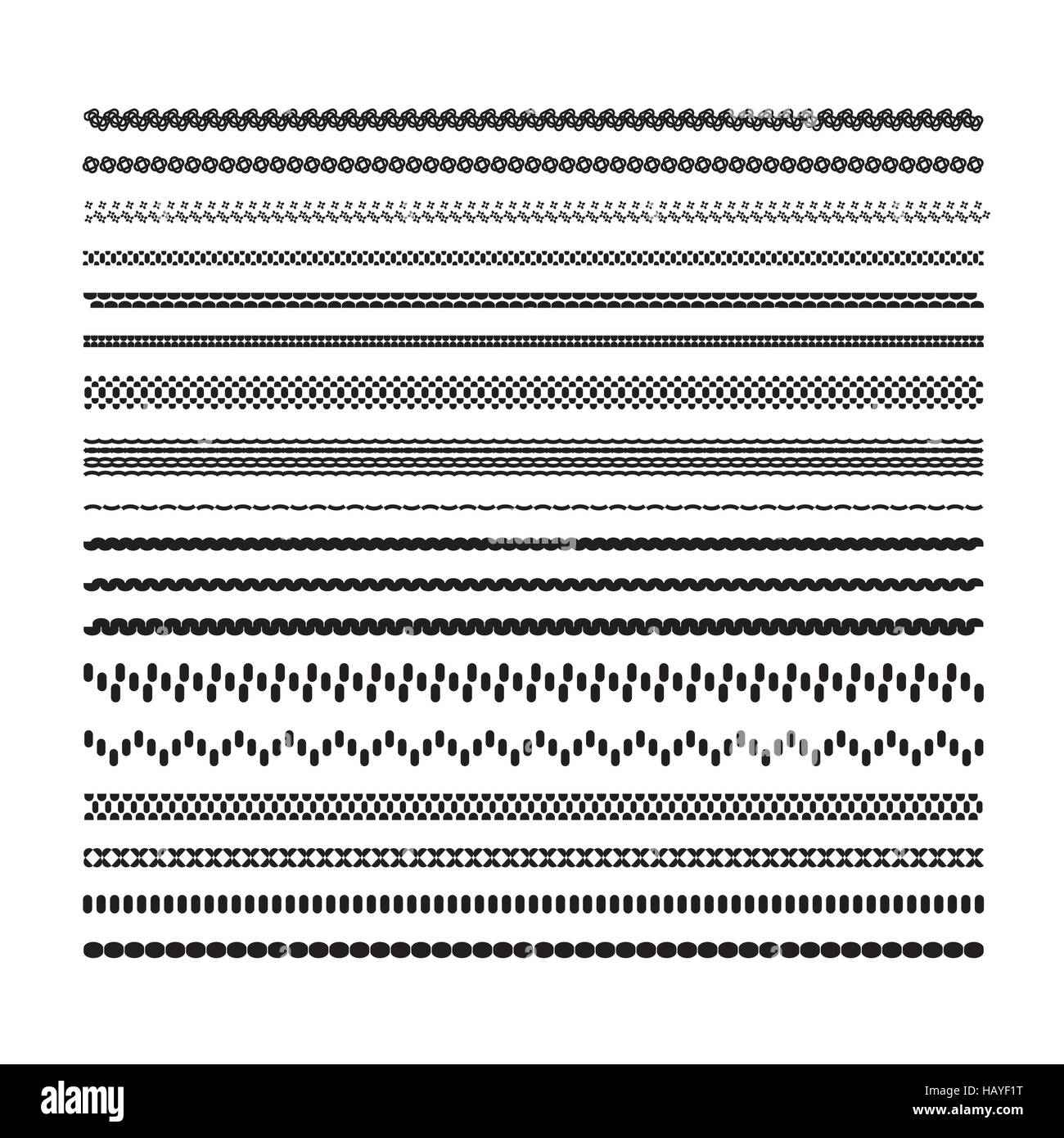 Des lignes simples et des éléments de conception diviseurs Illustration de Vecteur