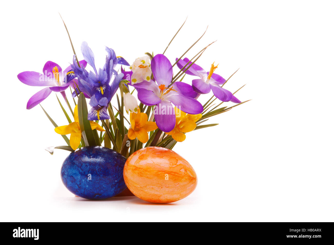 Oeufs de Pâques. Banque D'Images