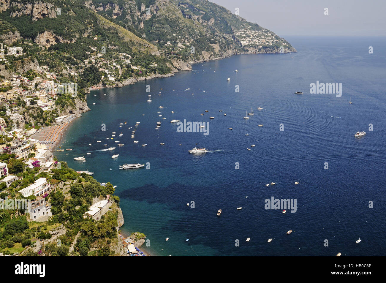 Positano, Amalfi Coast, Italie Banque D'Images