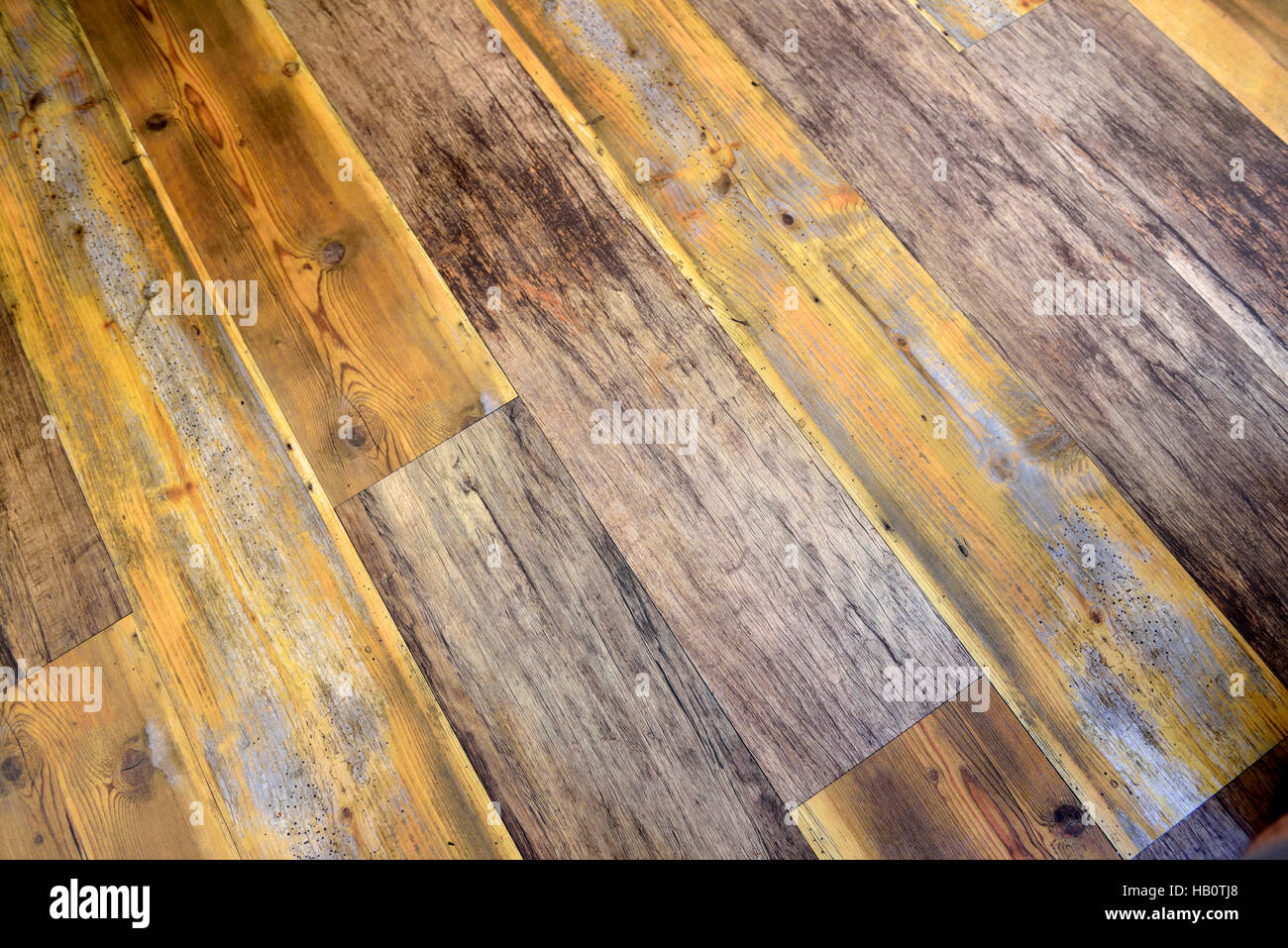 Planchers en bois Banque D'Images