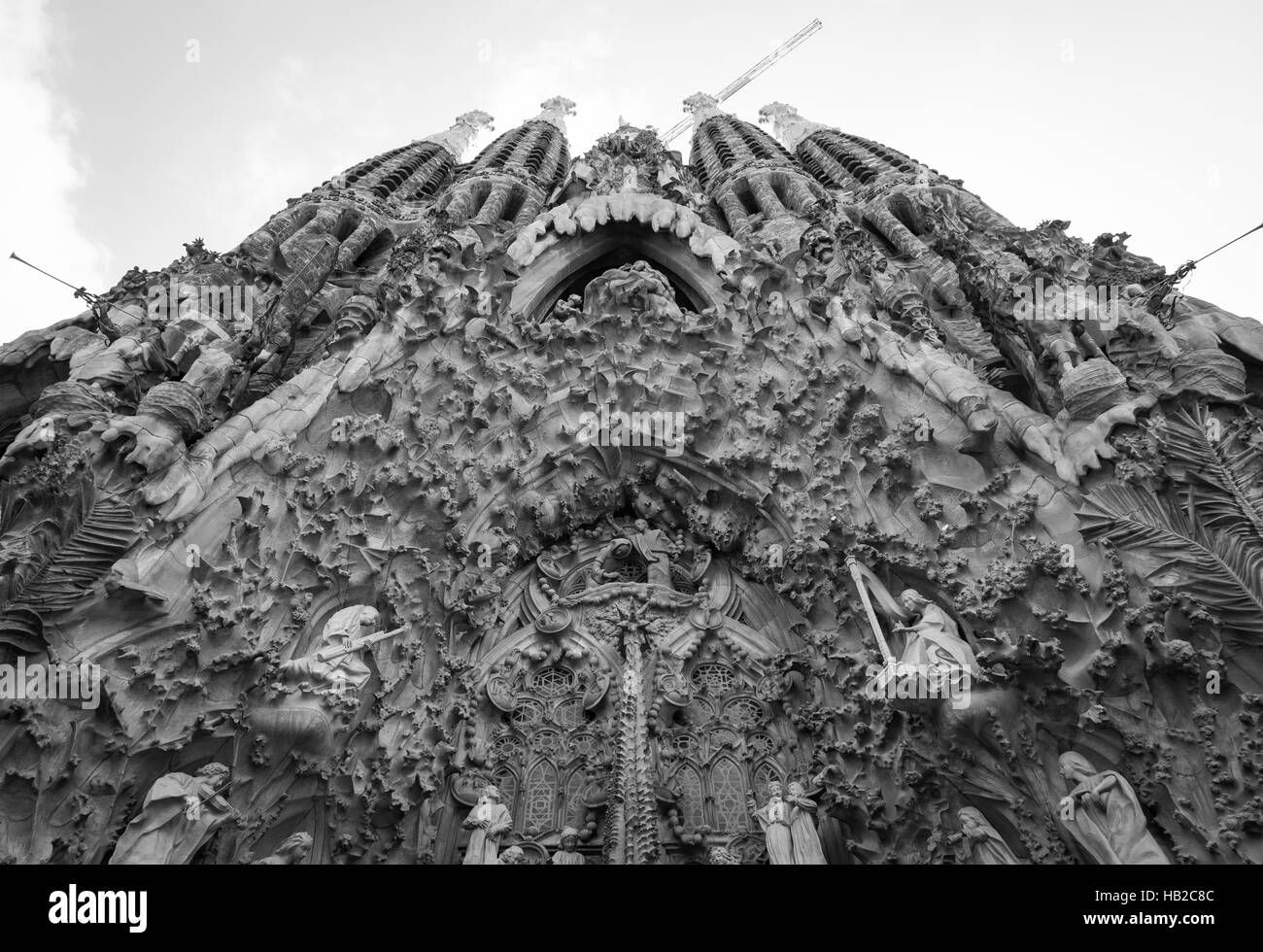 Détail de la Sagrada Familia Banque D'Images