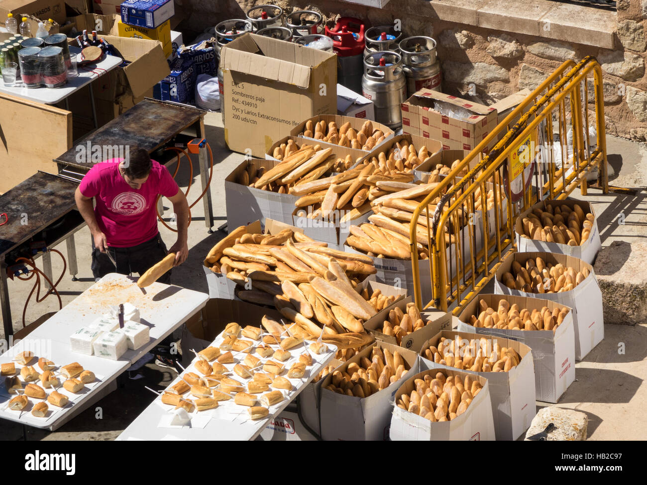 Dans Cuenca Castille La Manche, Espagne Banque D'Images