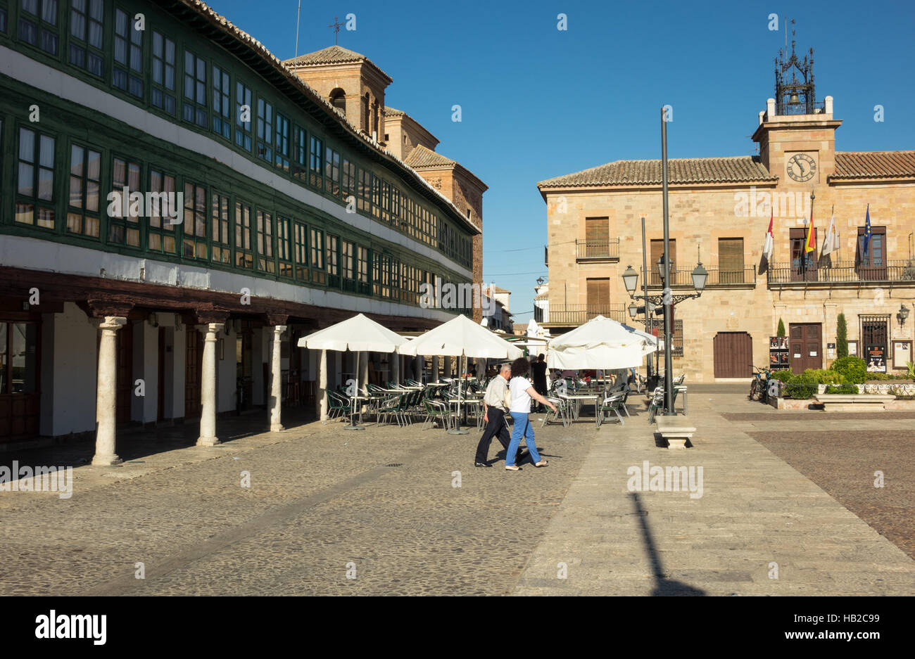 Almagro en Castille La Manche, Espagne Banque D'Images