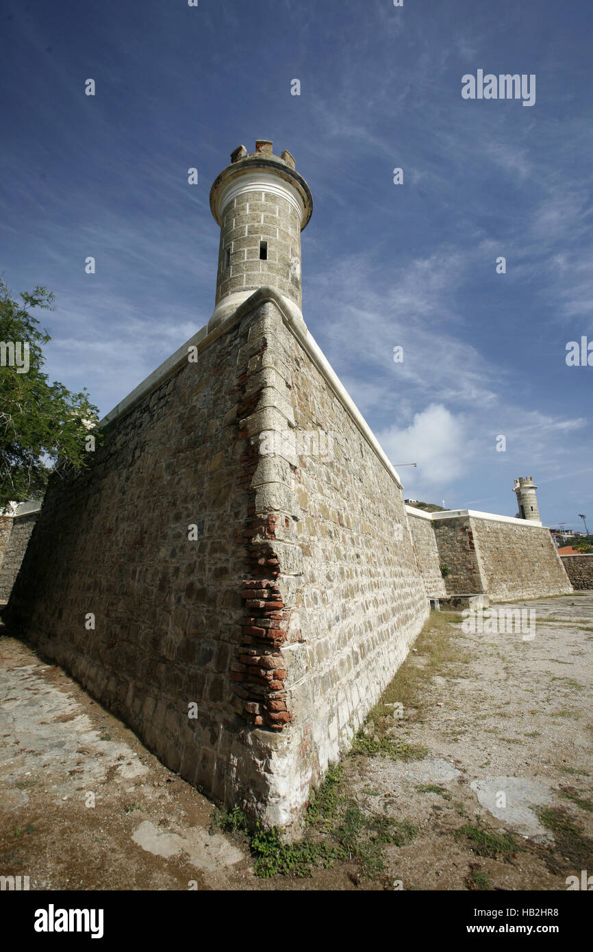 Amérique du Sud VENEZUELA ISLA MARGATITA PAMPATAR CASTILLO Banque D'Images