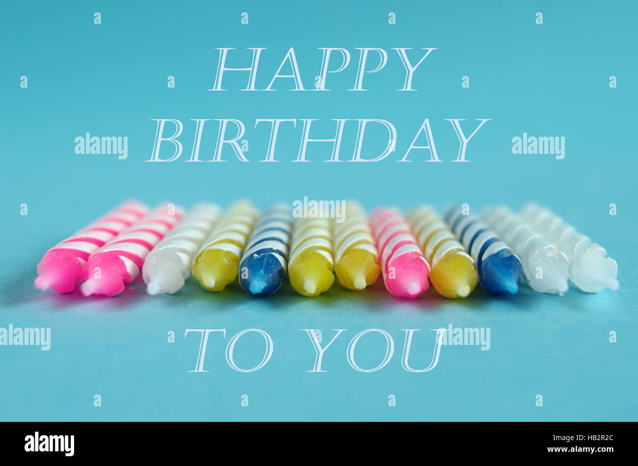 carte d’anniversaire Banque D'Images