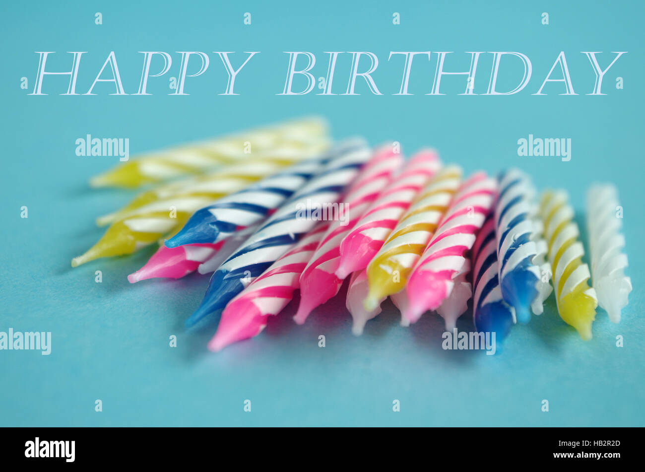 carte d’anniversaire Banque D'Images