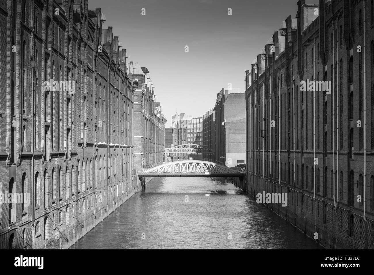 Hambourg Ville entrepôt Banque D'Images