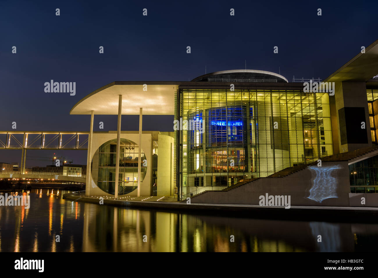 Spreebogen à Berlin Banque D'Images