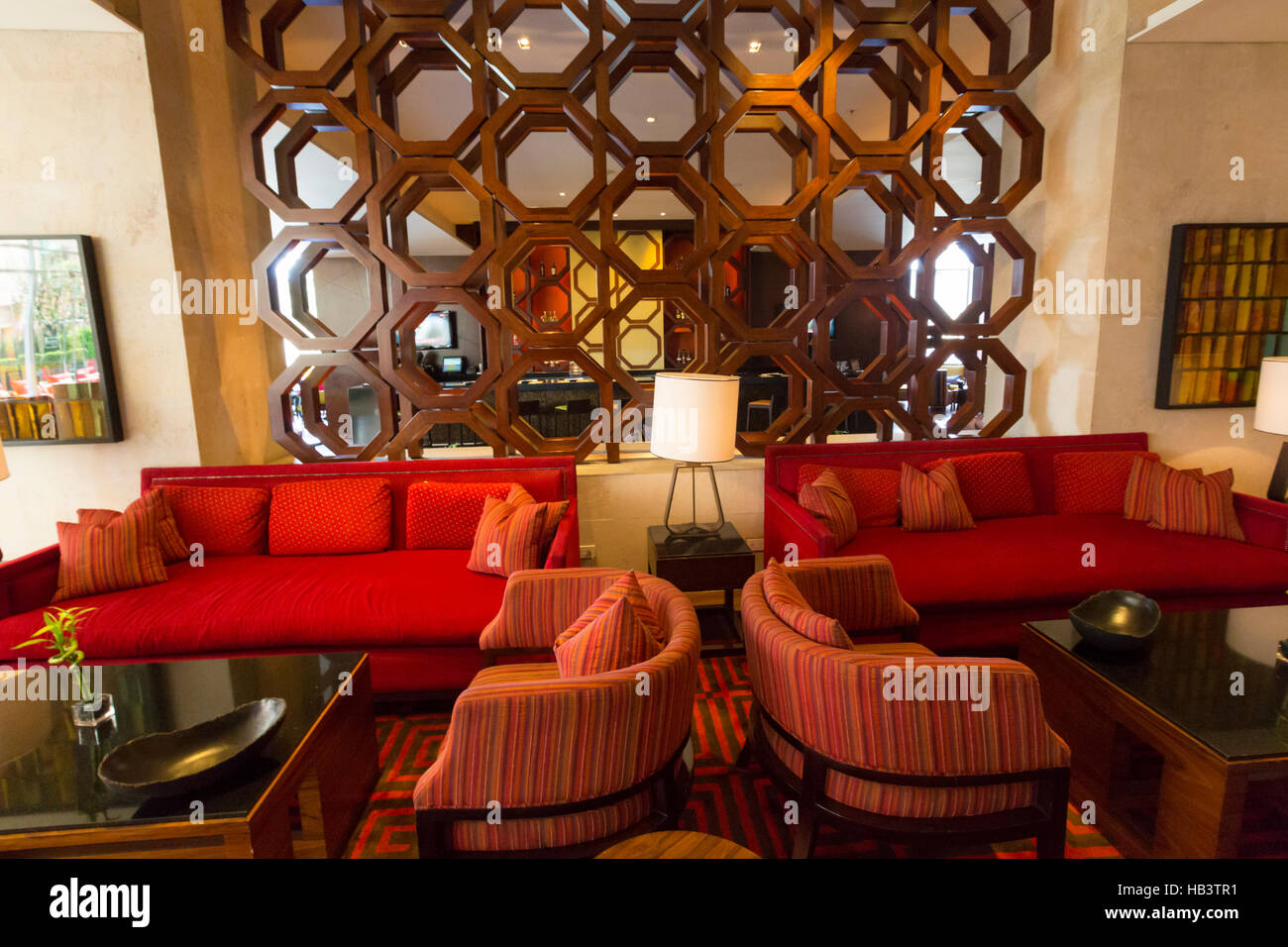 Intérieur de luxe cinq étoiles hôtel à Bogota, Colombie Banque D'Images