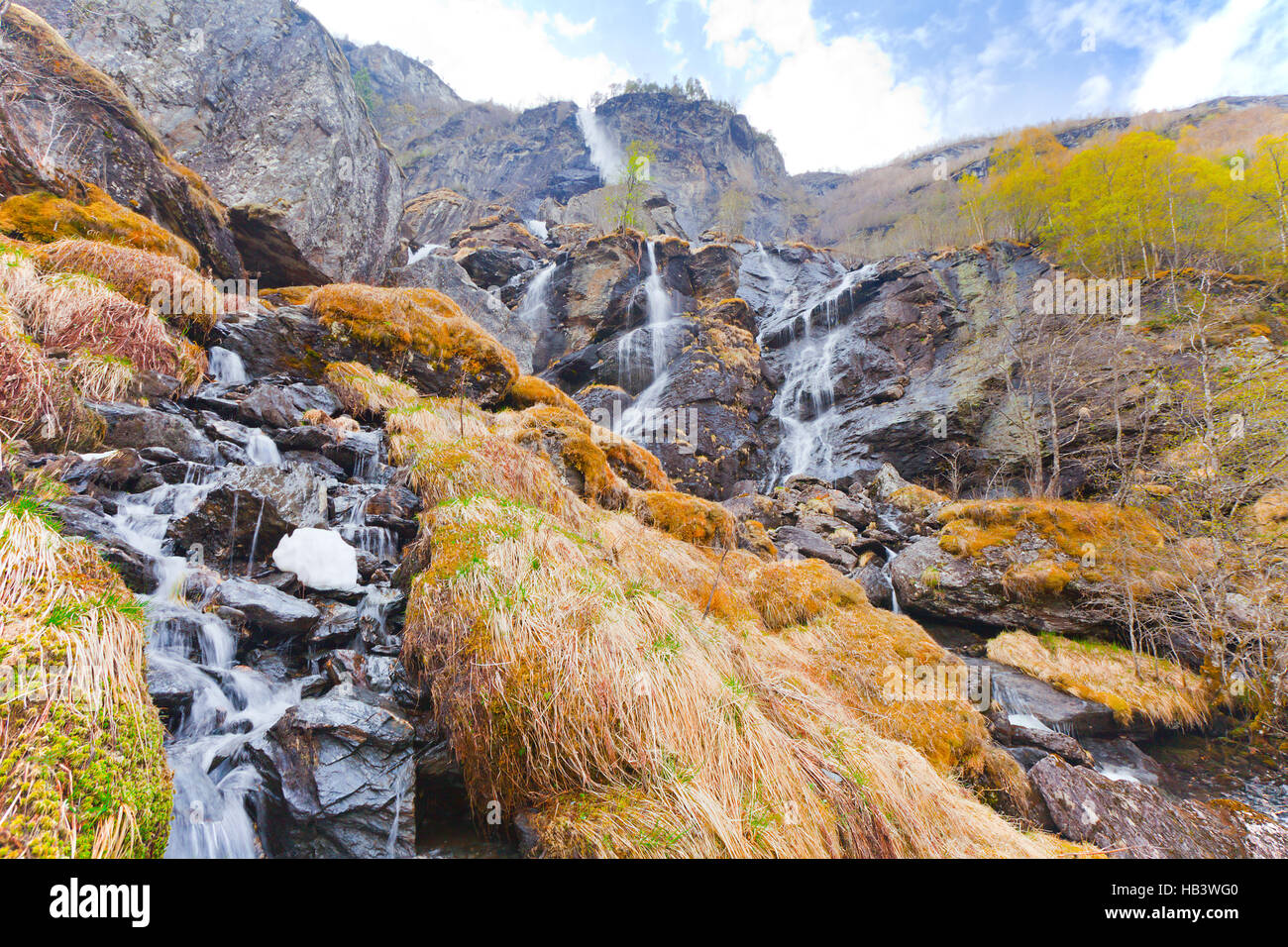 Chute d'rjoandefossen Banque D'Images