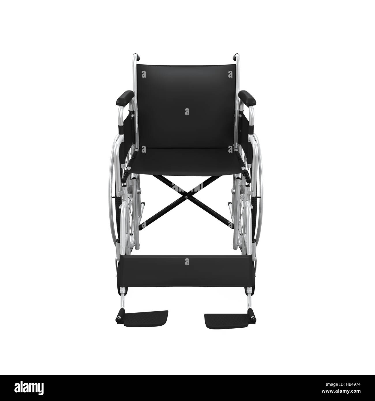 Isolé en fauteuil roulant Banque D'Images