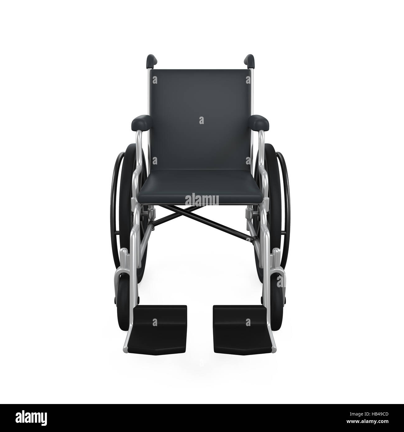 Isolé en fauteuil roulant Banque D'Images