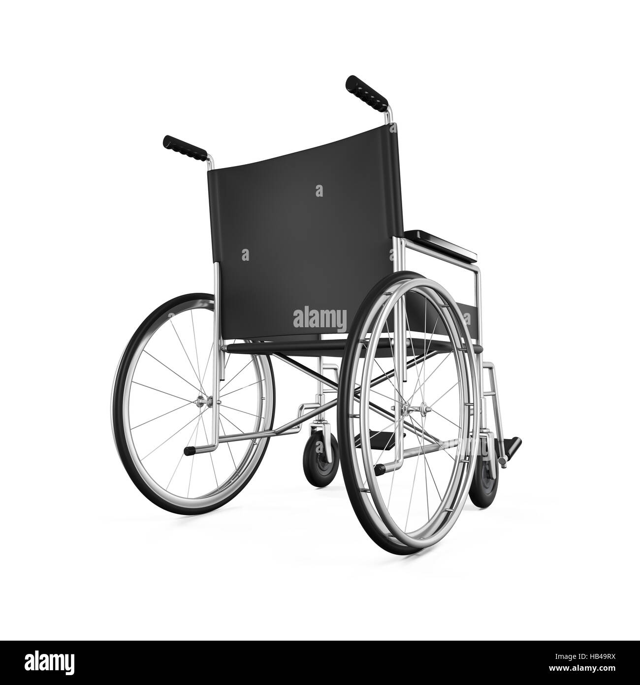 Isolé en fauteuil roulant Banque D'Images