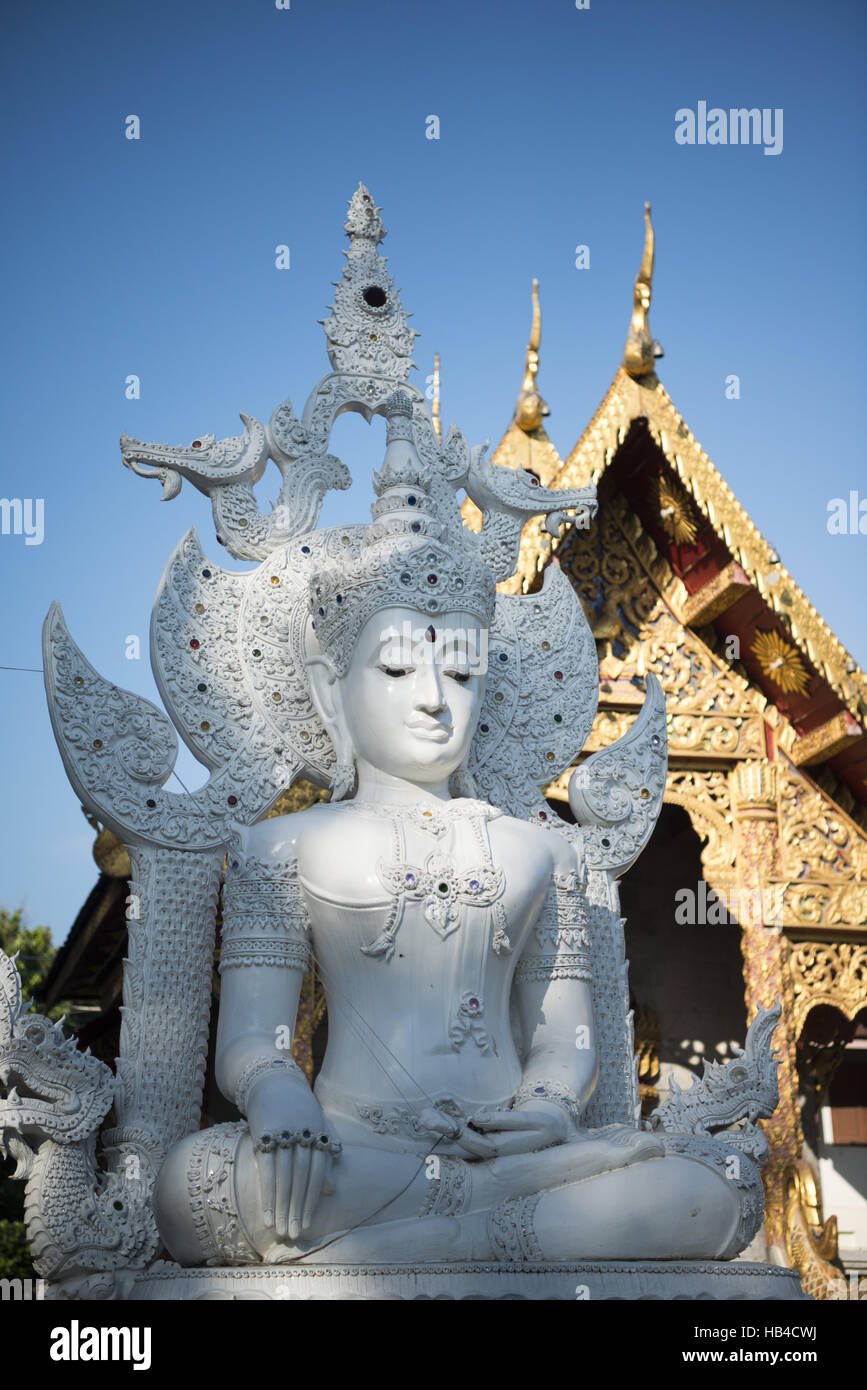 Asie Thaïlande Chiang Wat Chedi Luang Banque D'Images