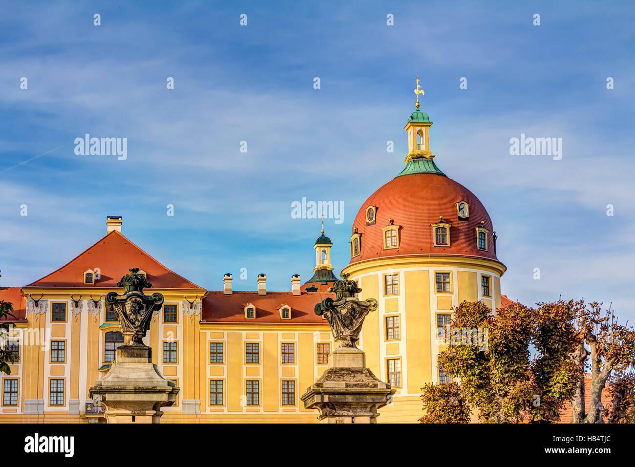 Château de Moritzburg près de Dresde Banque D'Images