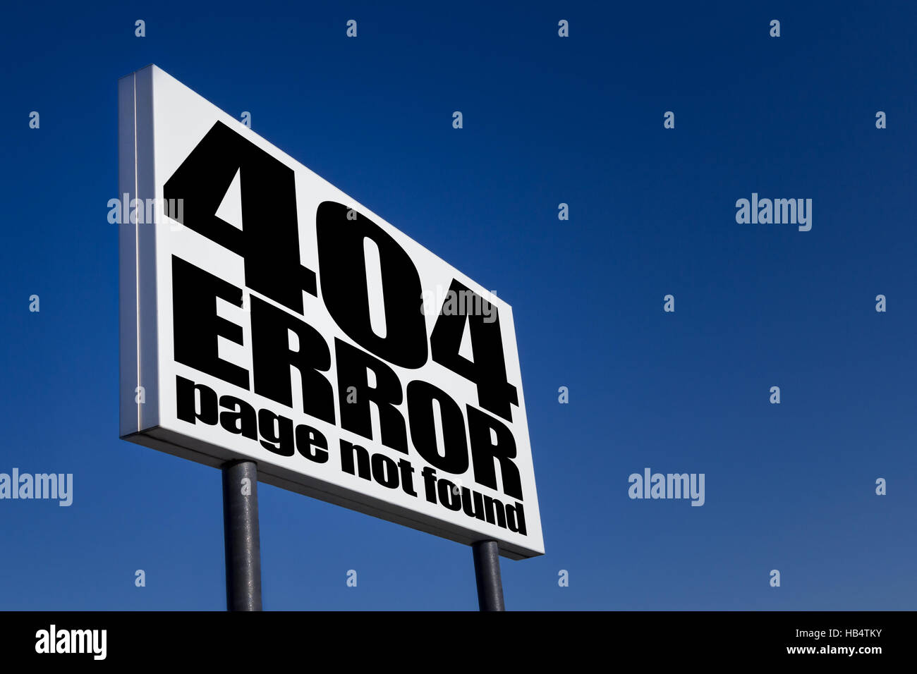 Erreur 404 Banque D'Images