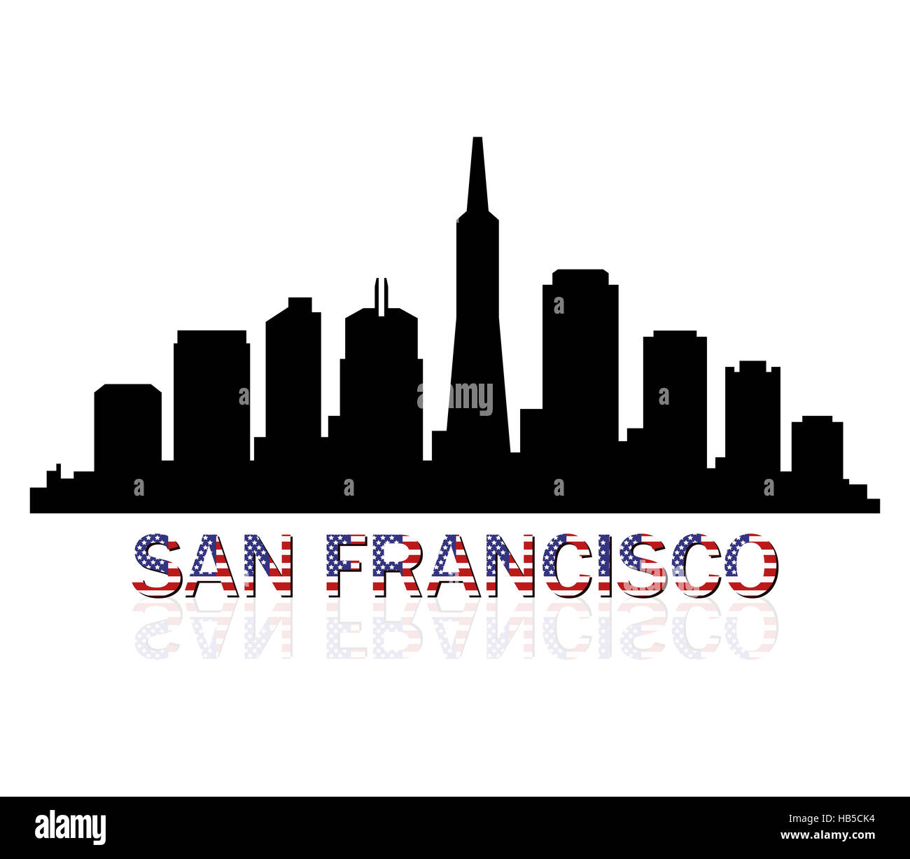 Horizon de san francisco Banque D'Images