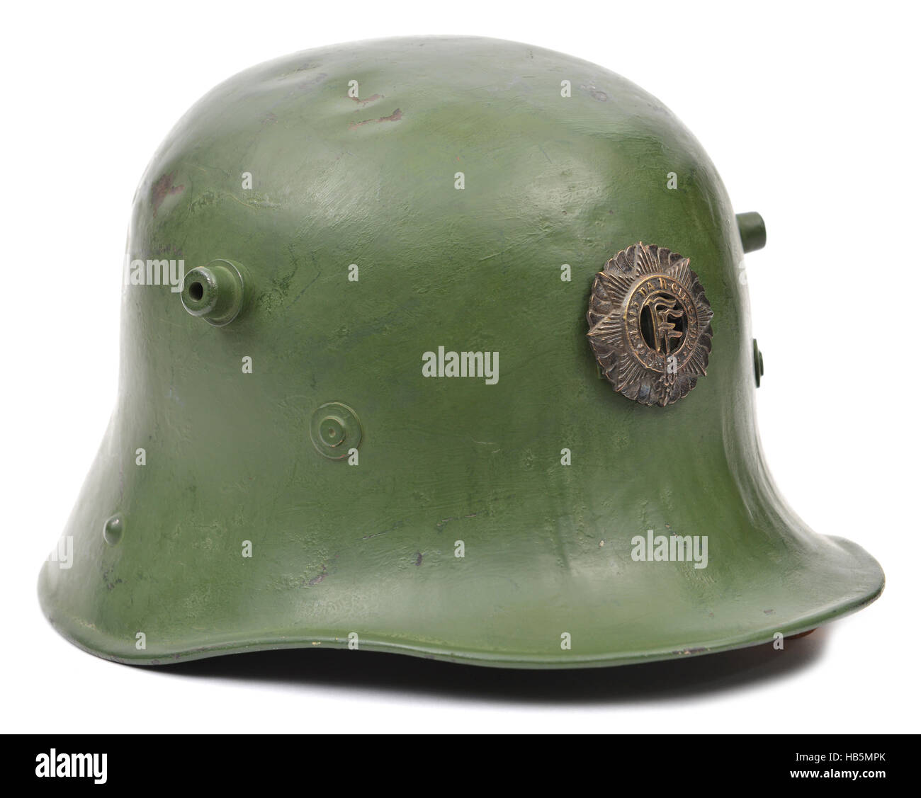 Première Guerre mondiale la fin de tendance casque de soldat de l'Armée Allemande Banque D'Images