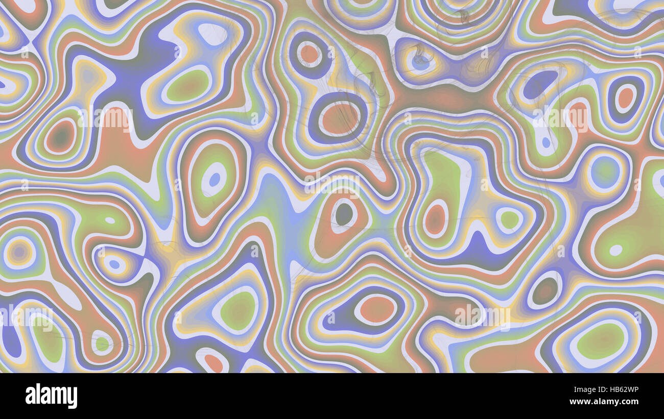 Motif psychédélique Banque D'Images