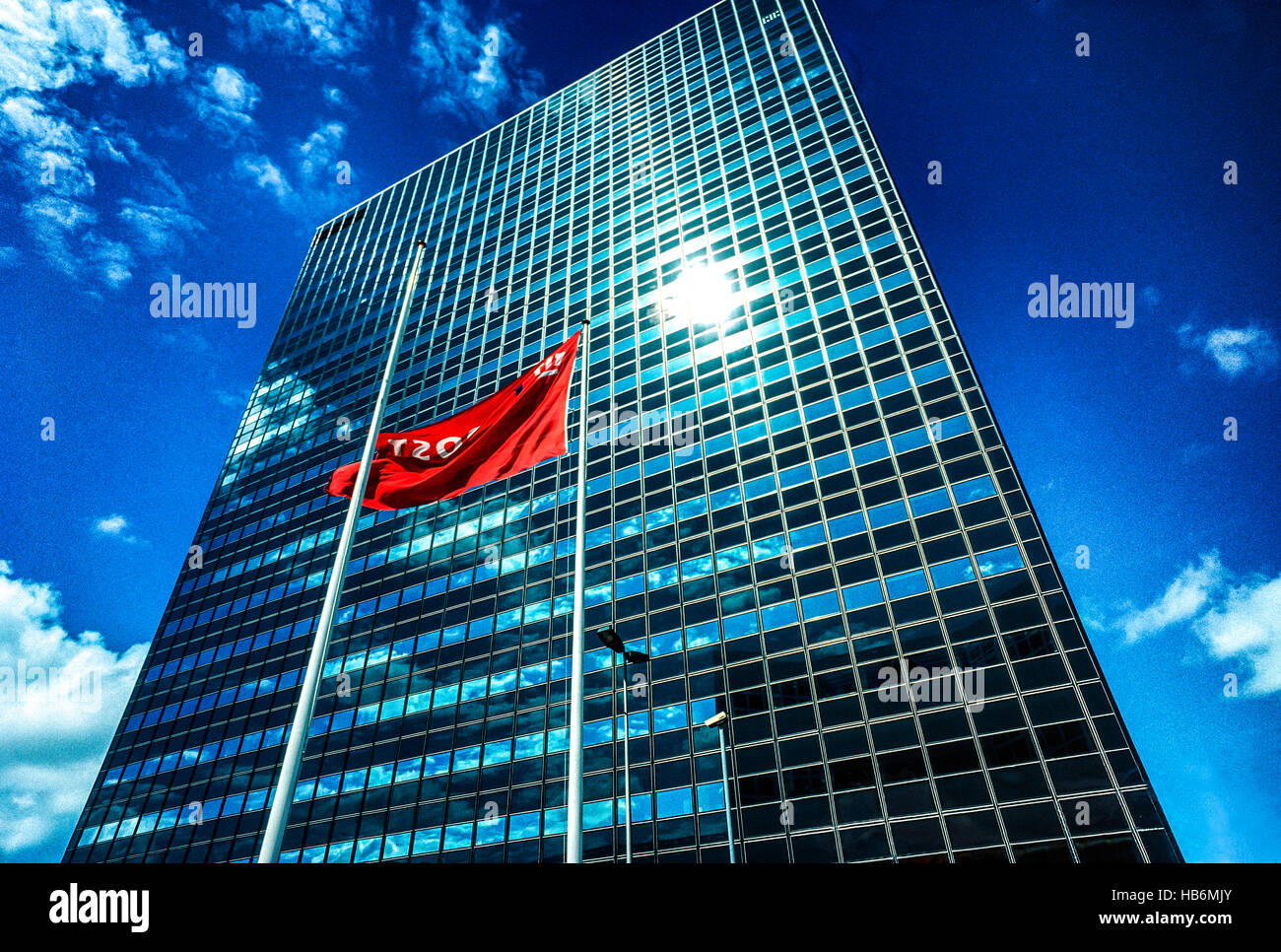 Gratte-ciel de Den Haag, Pays-Bas. Banque D'Images