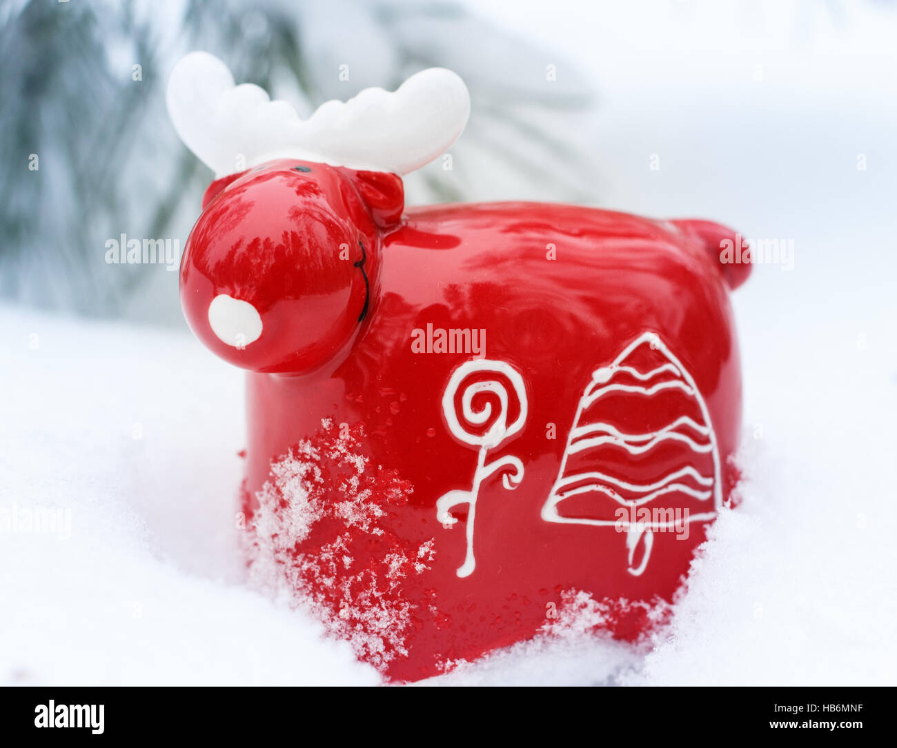 Le renne de Noël Photo Stock - Alamy