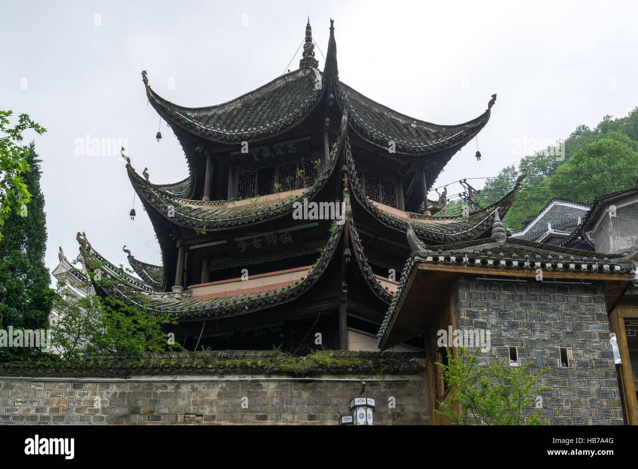 Fenghuan pagode traditionnelle Banque D'Images