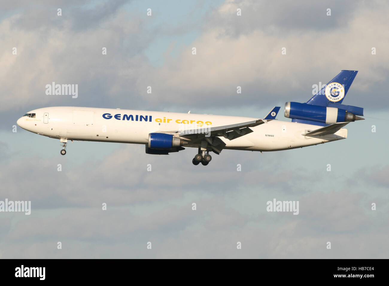 Francfort/Allemagne 4 juillet 2012 : Md11 d'avions de Gemini à l'aéroport de Francfort. Banque D'Images