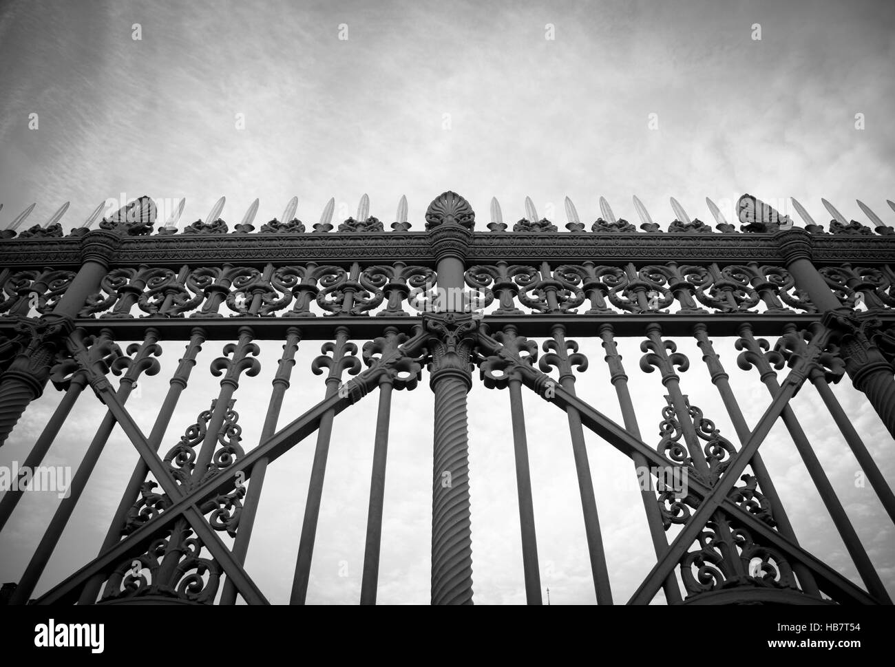 Palais Royal gate detail Banque D'Images