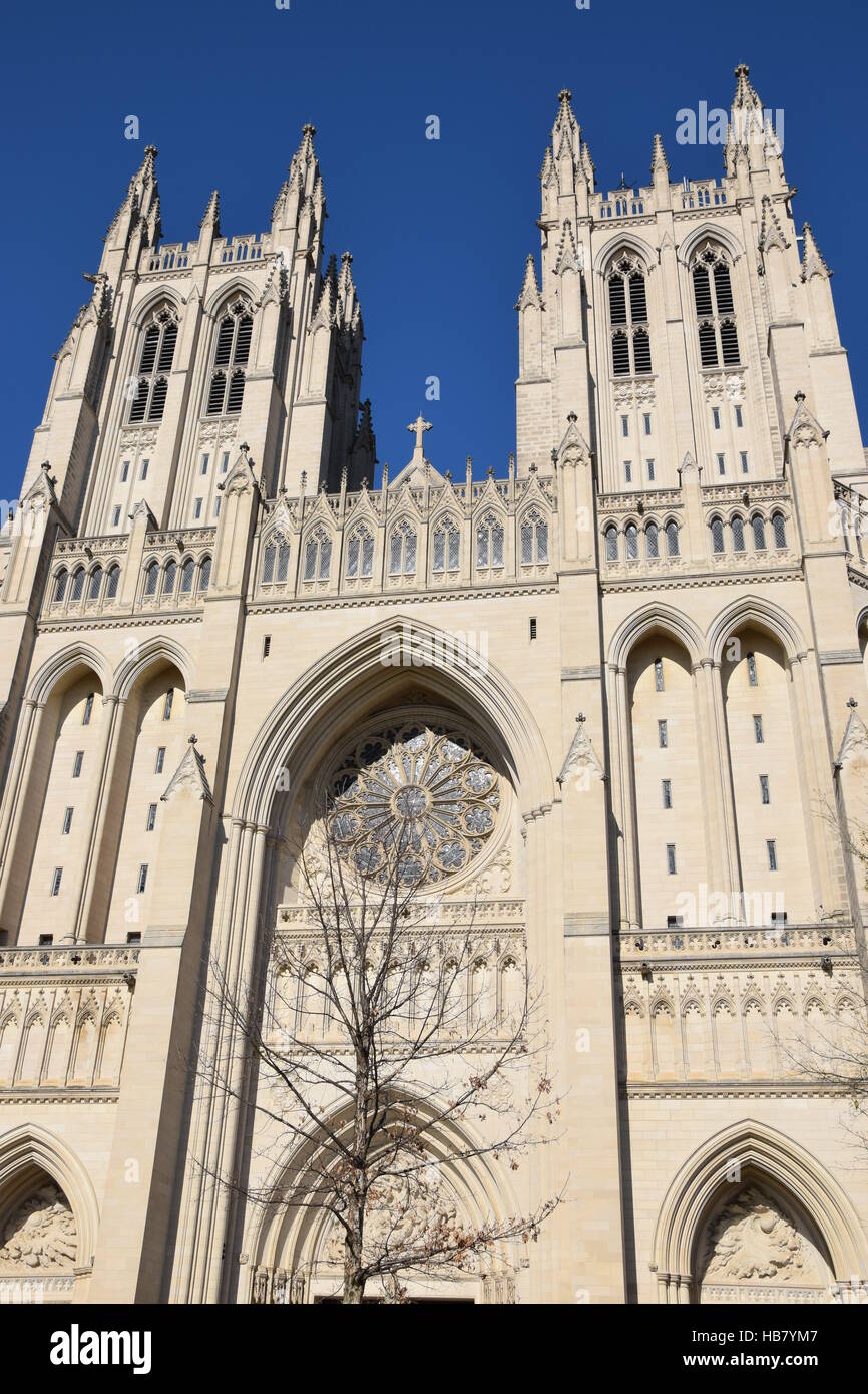 La Cathédrale Nationale de Washington, DC Banque D'Images