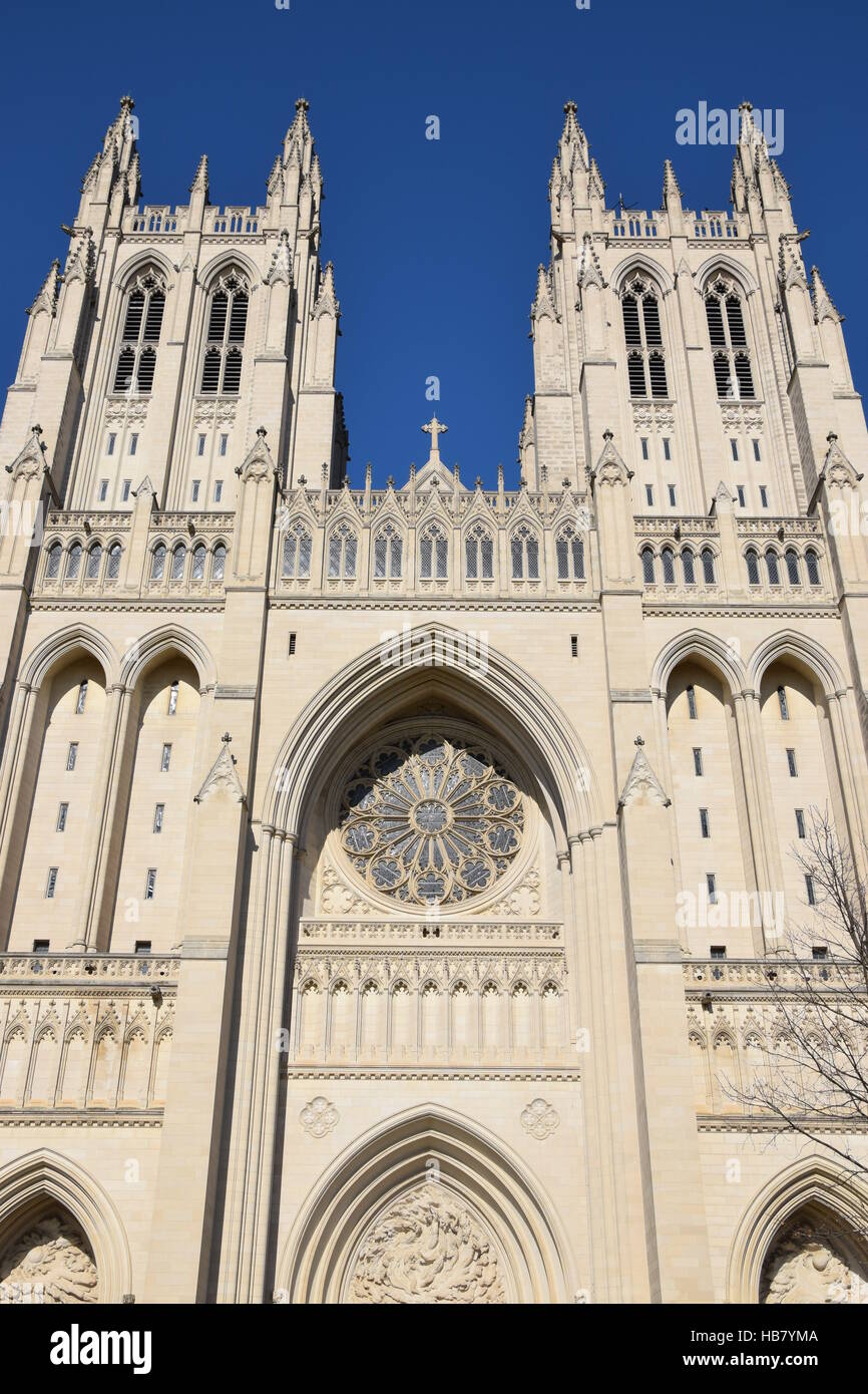 La Cathédrale Nationale de Washington, DC Banque D'Images