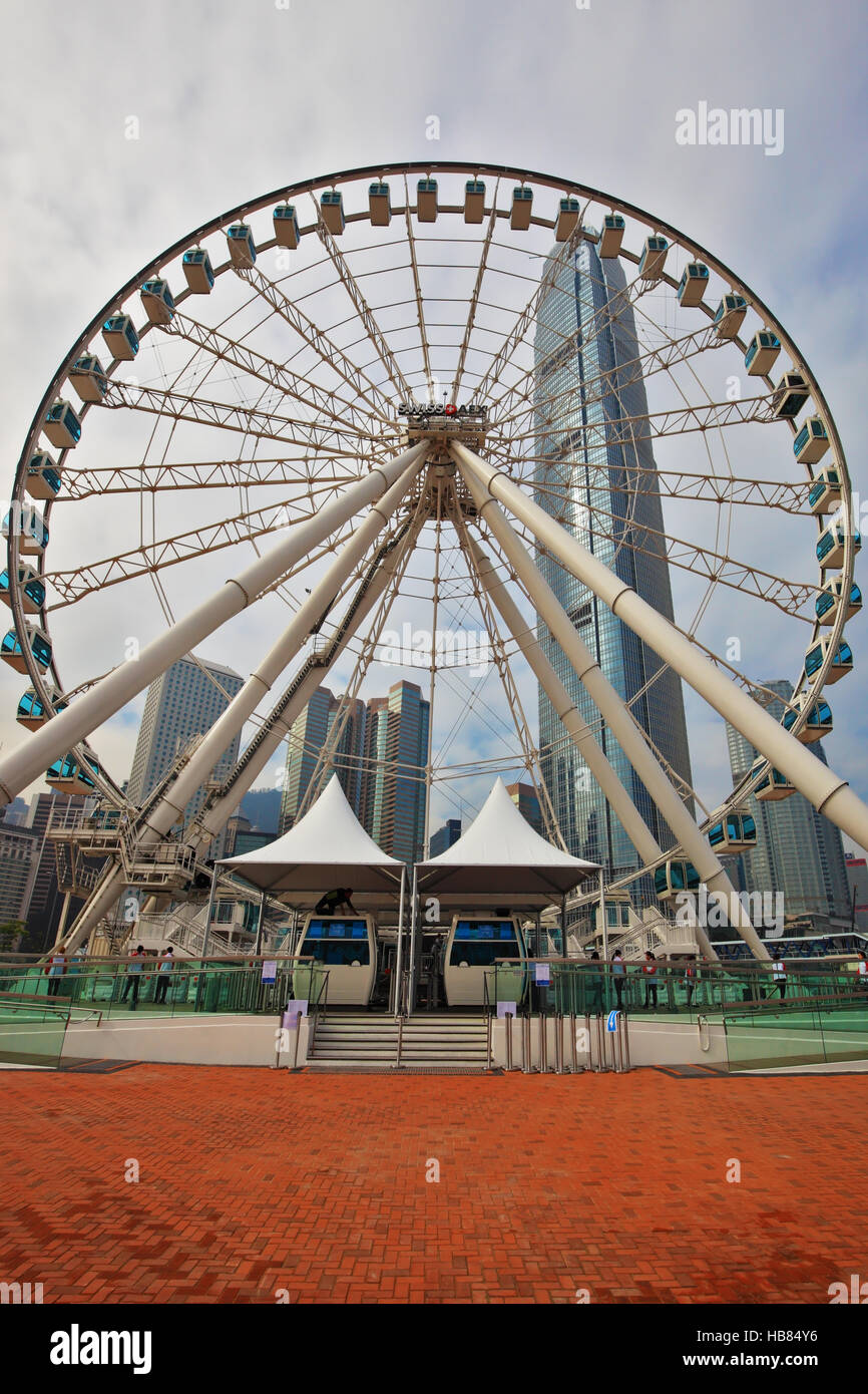 Grande roue de Hong Kong Banque D'Images