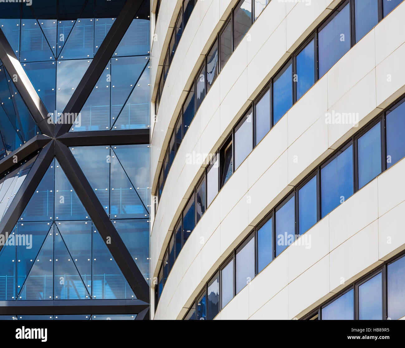Bâtiment moderne abstrait Banque D'Images