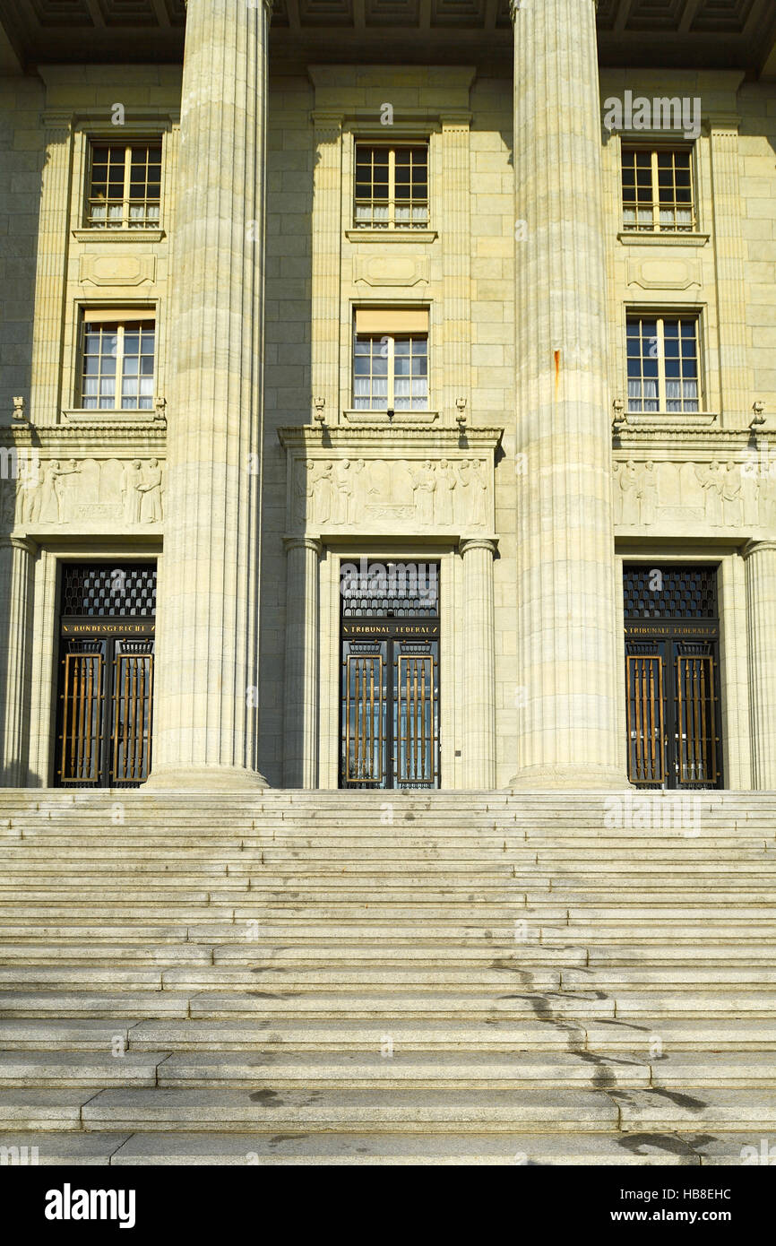 Cour suprême fédérale de la Suisse, Lausanne, Canton de Vaud, Suisse Banque D'Images