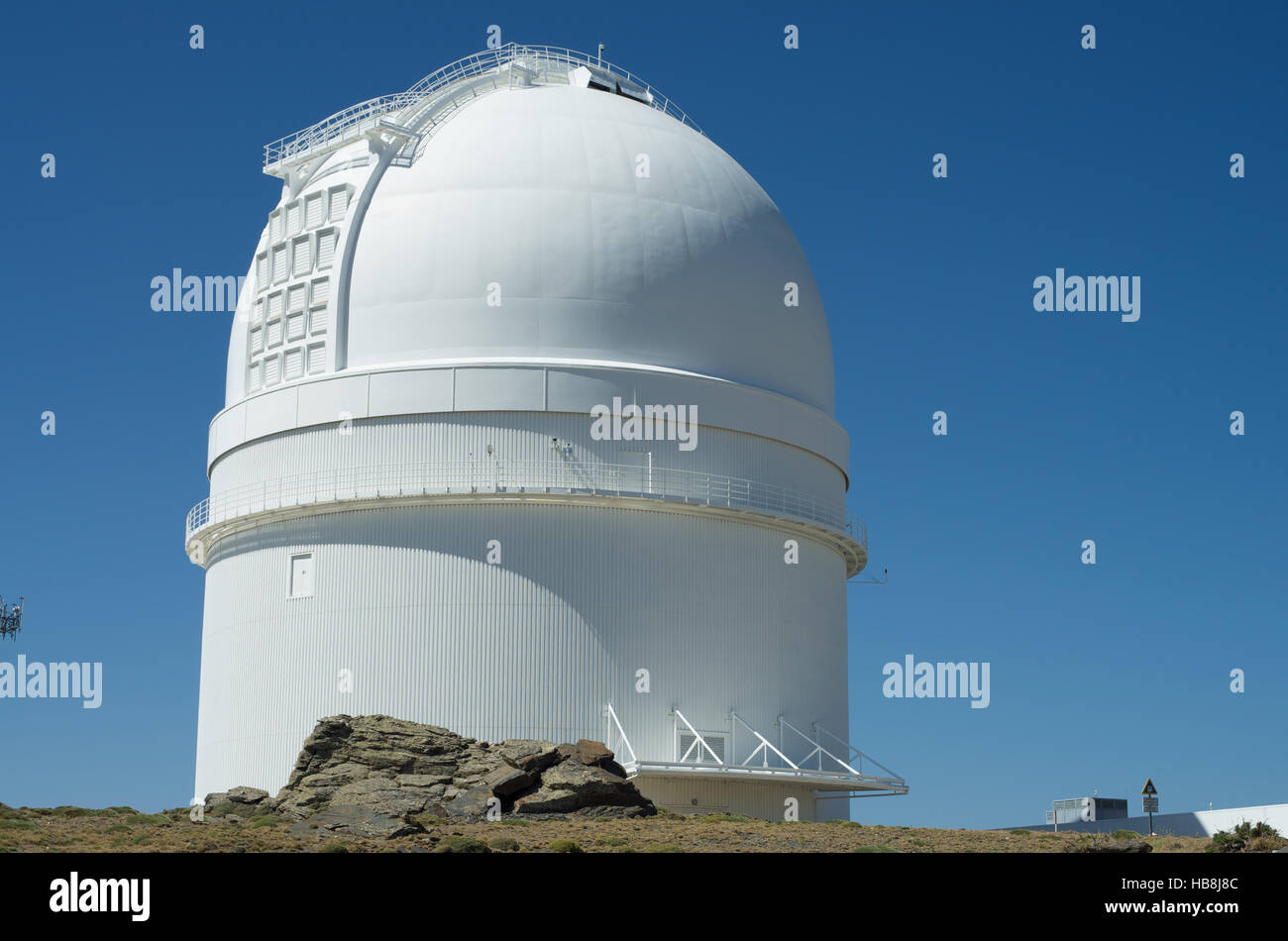 L'observatoire de Calar Alto, la Province d'Almeria Espagne Banque D'Images