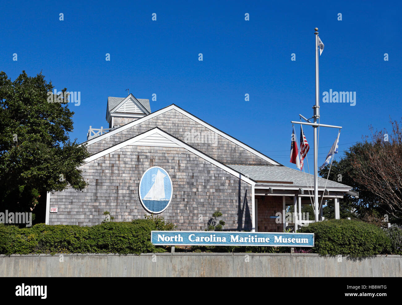 North Carolina Maritime Museum, Beaufort, Caroline du Nord. Banque D'Images