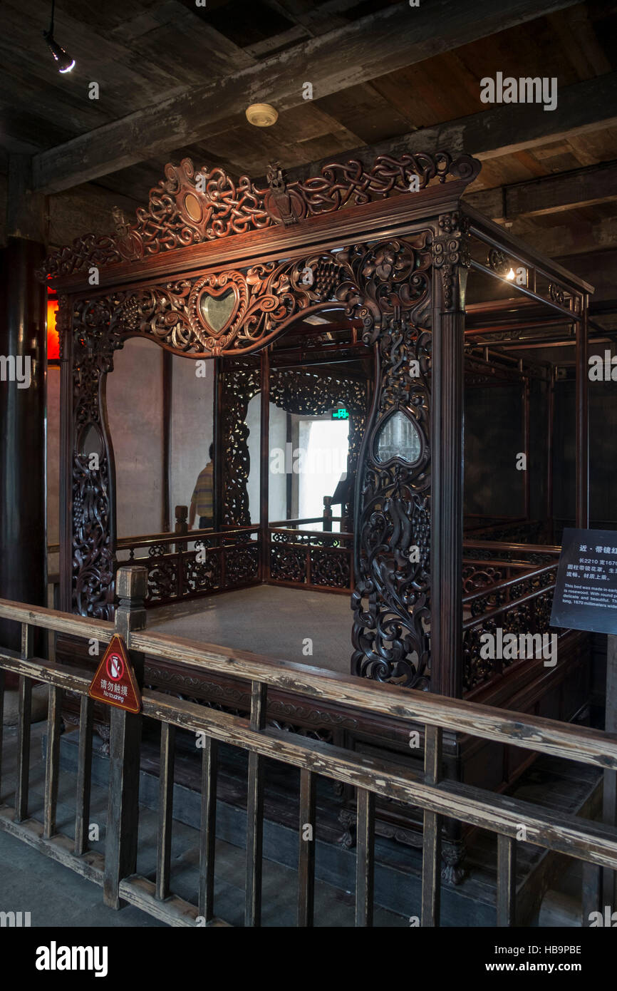 Meubles de chambre à coucher, wuzhen, Province de Zhejiang, Chine Banque D'Images