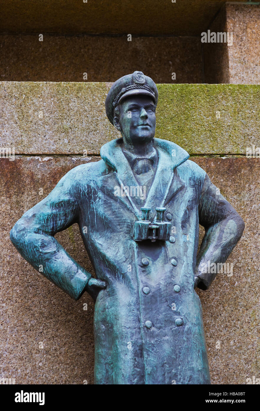 Monument des marins - Bergen Norvège Banque D'Images