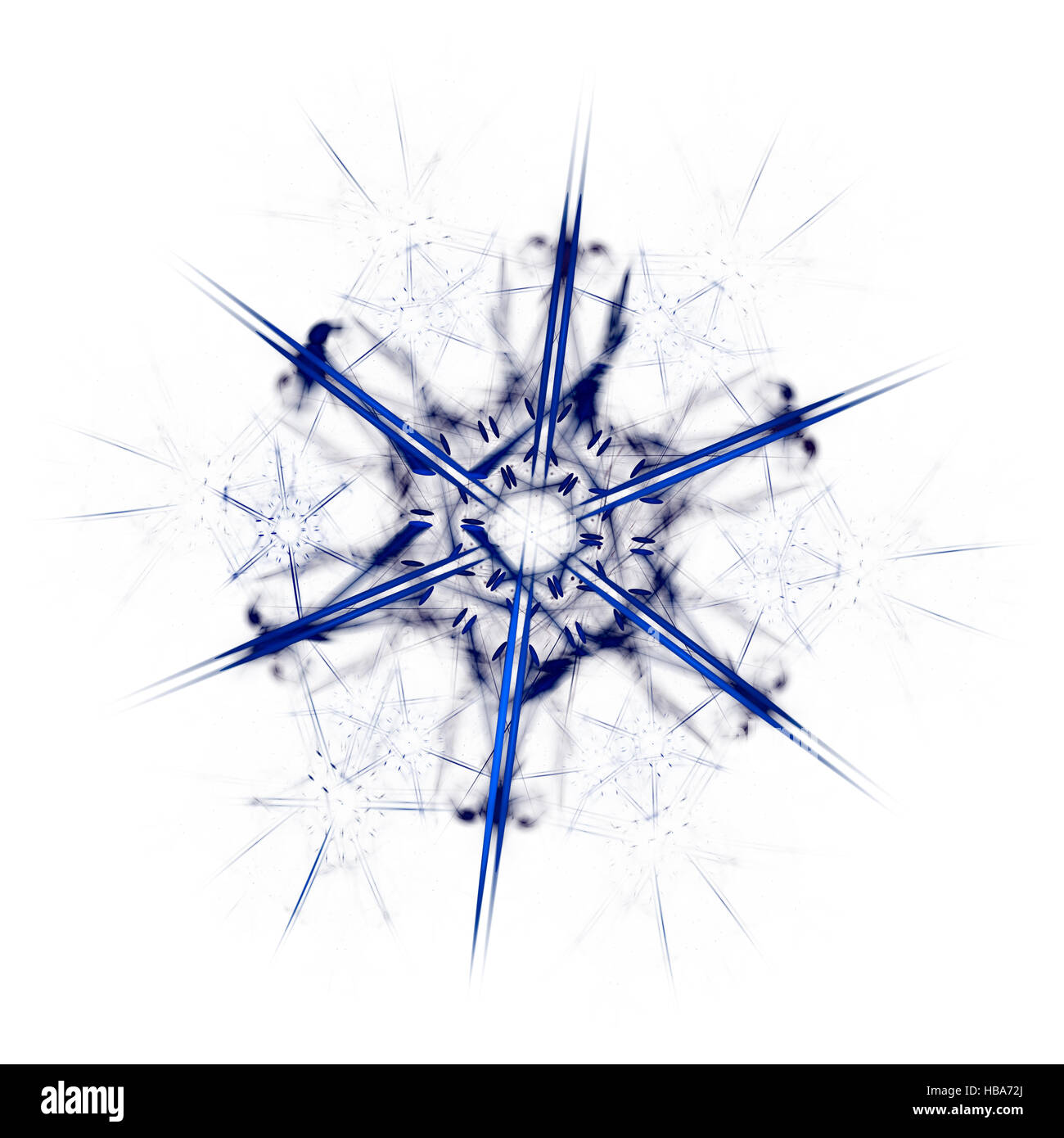 IceCrystal Banque D'Images