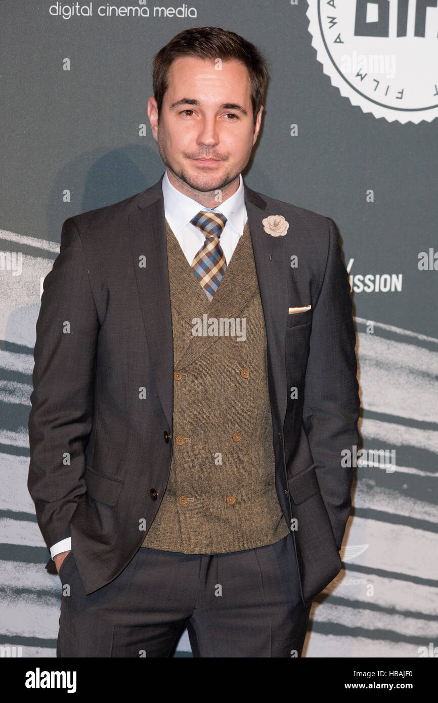 Londres, Royaume-Uni. 4 décembre 2016. Martin Compston. Tapis rouge pour les arrivées 2016 British Independent Film Awards au Old Billingsgate. Banque D'Images